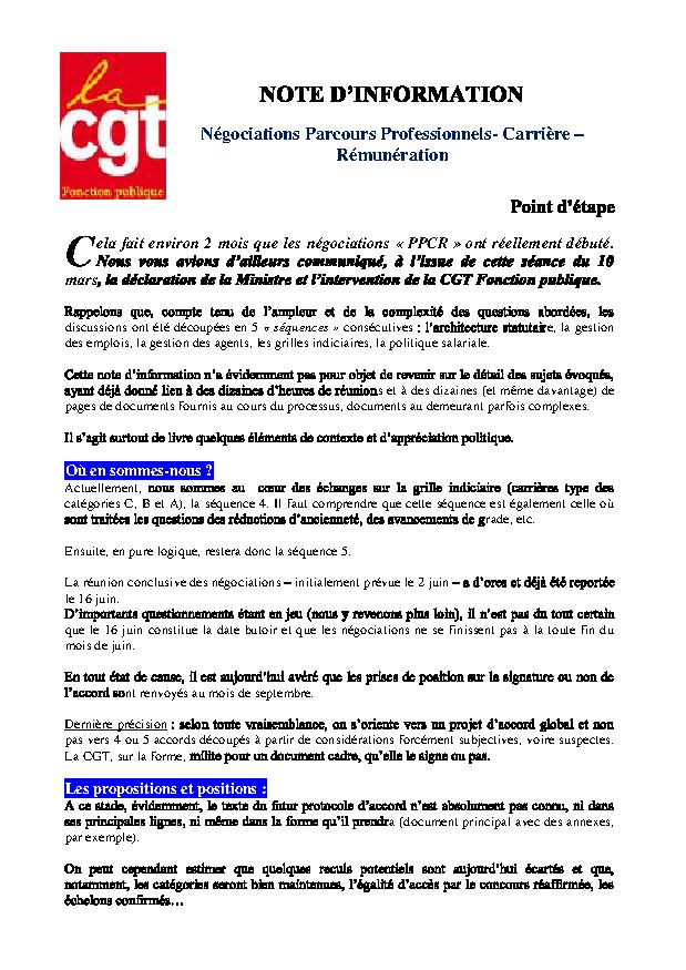 A6 Note d’information