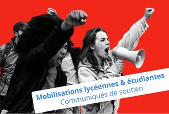 Ensemble, lycéen.nes et agent.es public.ques, manifestons le 6 octobre&nbsp;!