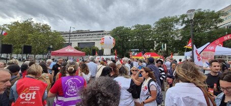 Rassemblement CGT festif et revendicatif pour la Fonction publique ce 8 septembre devant Bercy