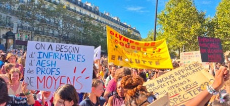 Après la marée humaine du 6 octobre, le gouvernement doit répondre sans délai aux revendications des jeunes&nbsp;! (Communiqué CGT)